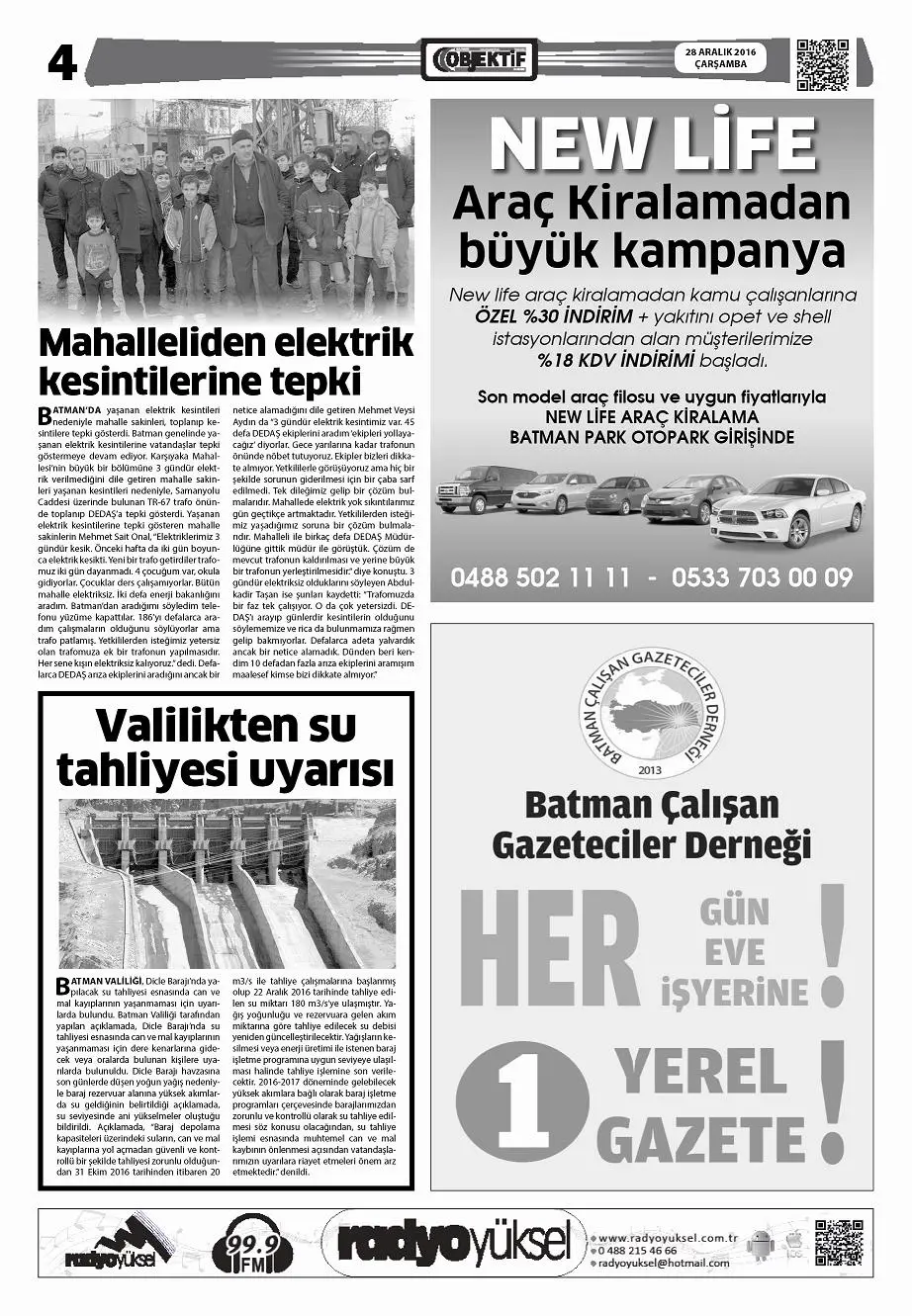 28.12.2016 tarihli sayı, 4. sayfa