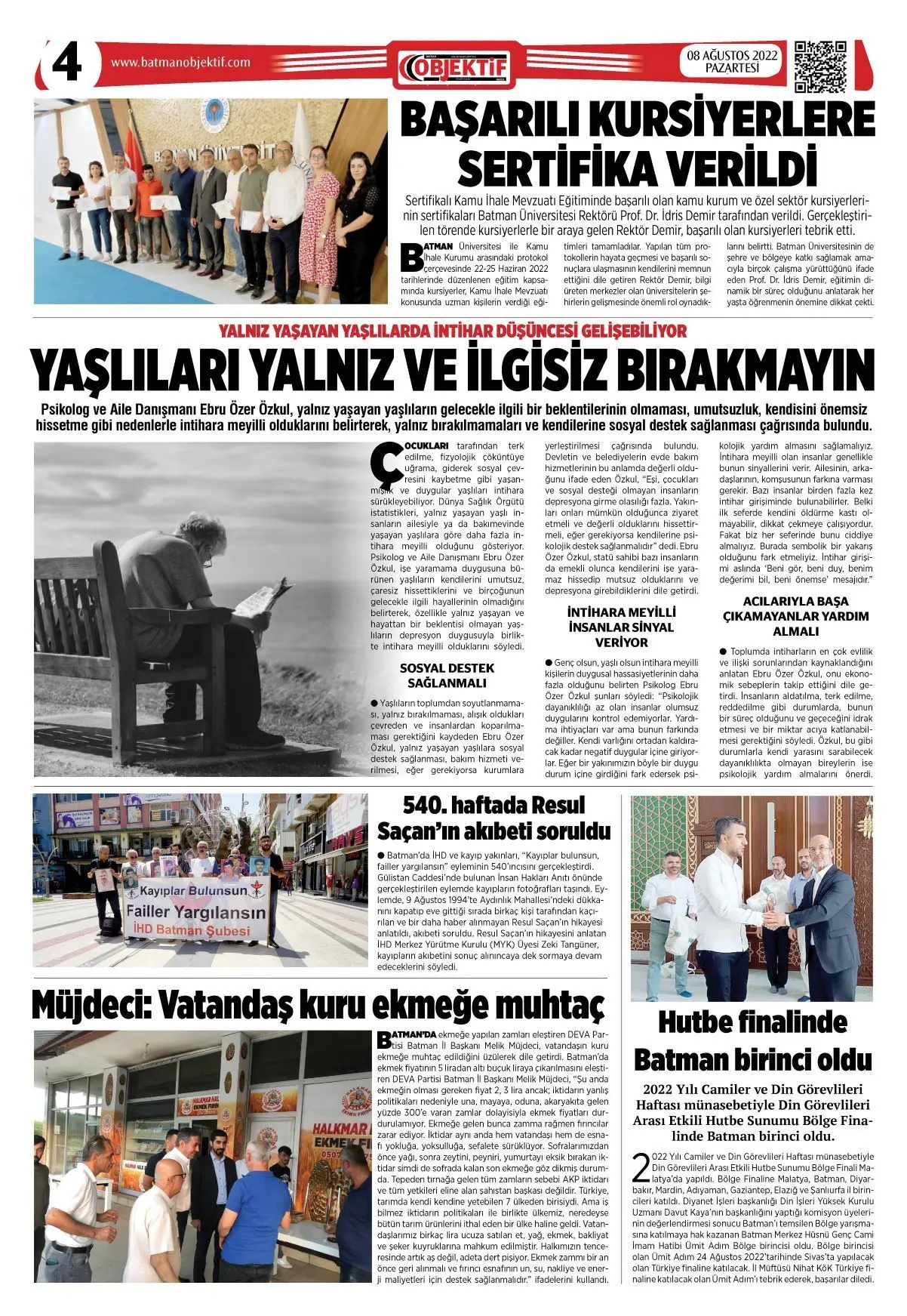 08.08.2022 tarihli sayı, 4. sayfa