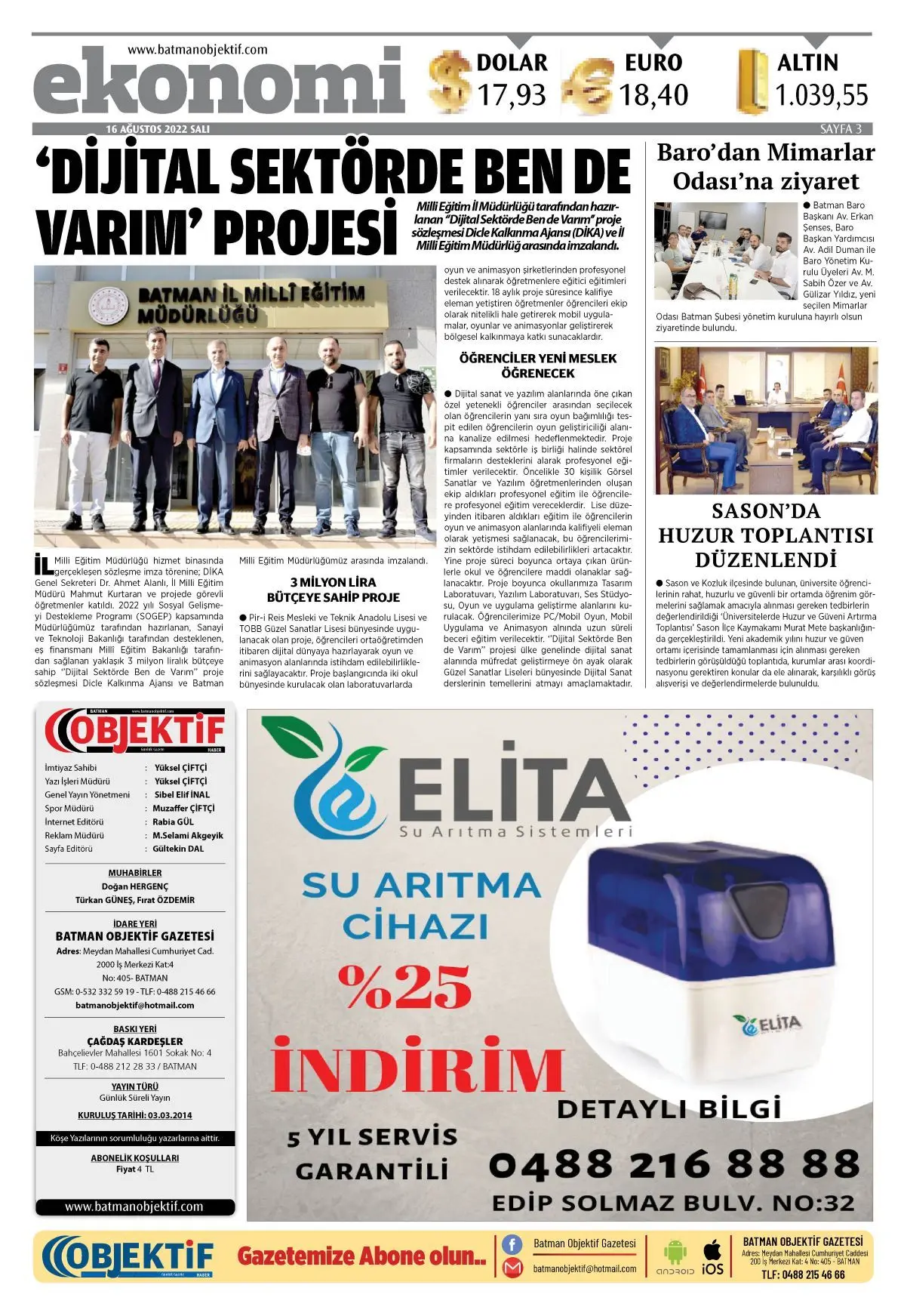 22.08.2022 tarihli sayı, 3. sayfa