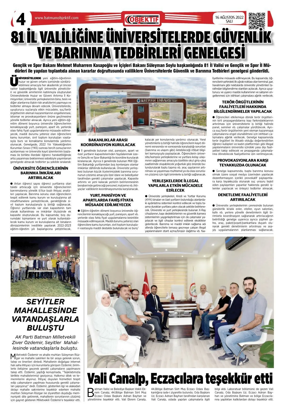 22.08.2022 tarihli sayı, 4. sayfa