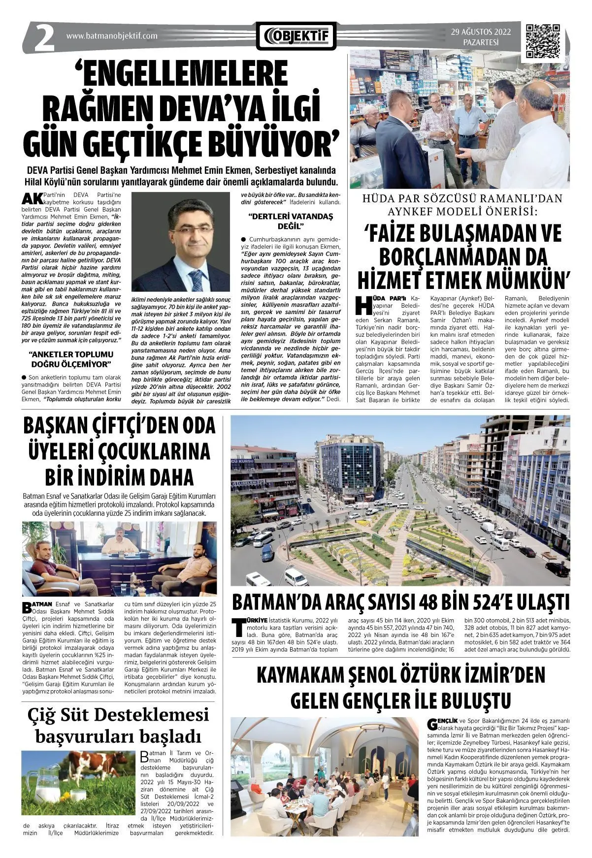 30.08.2022 tarihli sayı, 2. sayfa