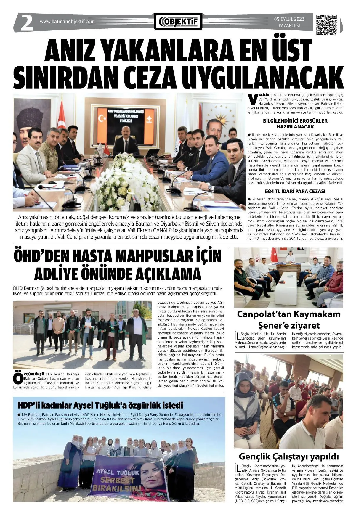04.09.2022 tarihli sayı, 2. sayfa