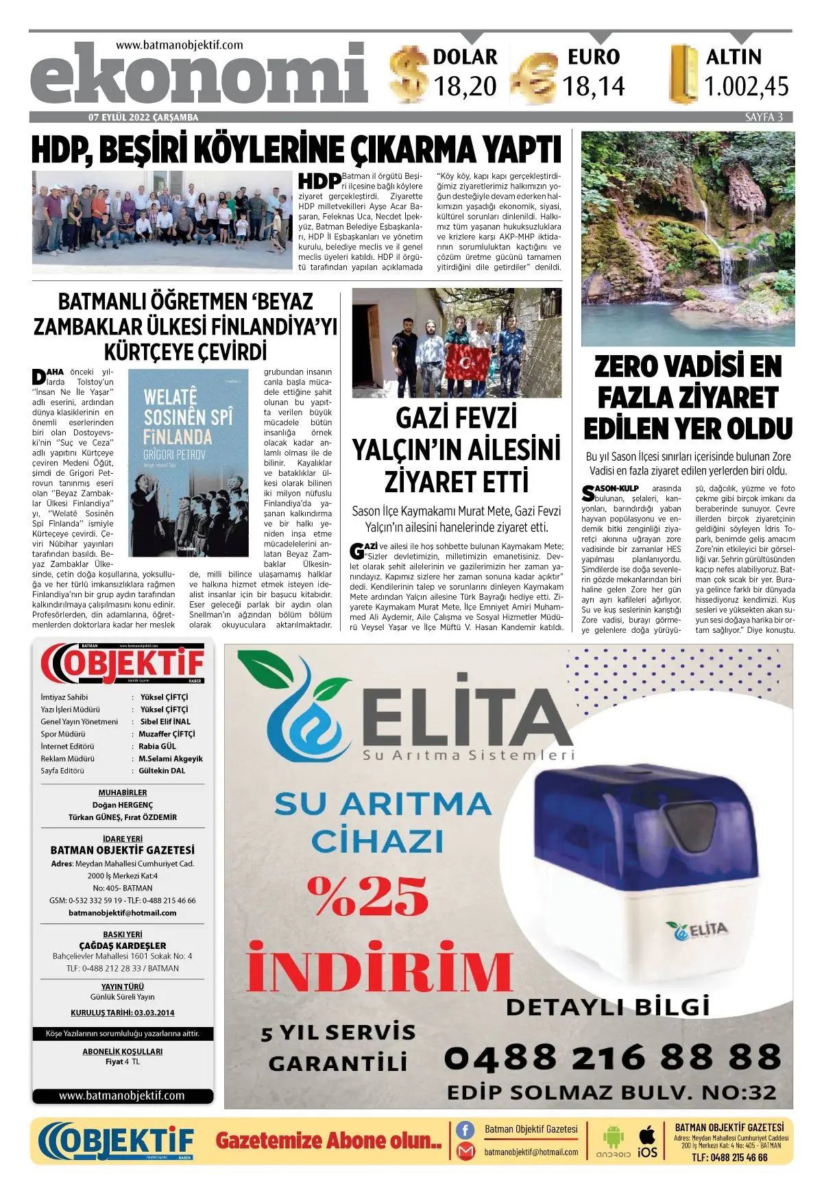 07.09.2022 tarihli sayı, 3. sayfa