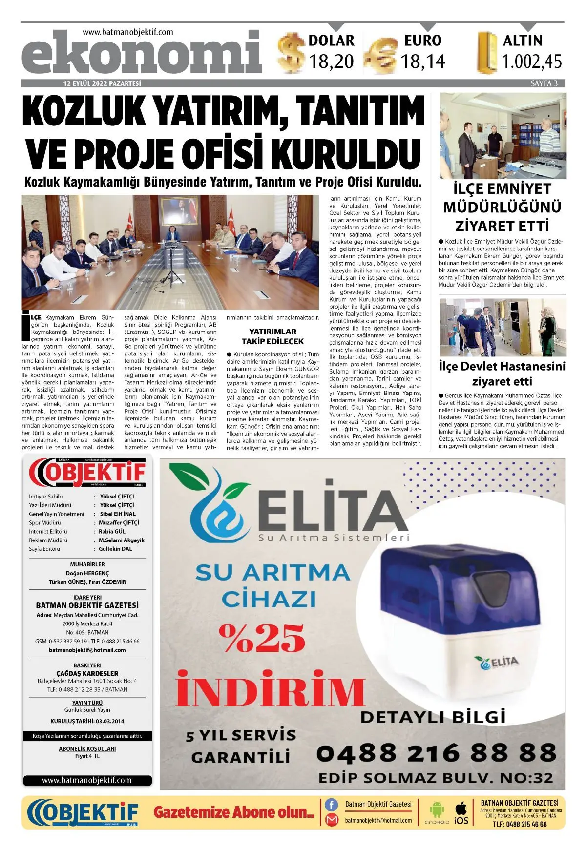 14.09.2022 tarihli sayı, 3. sayfa