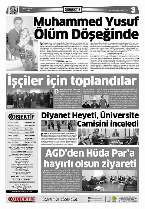 30.12.2016 tarihli sayı, 3. sayfa