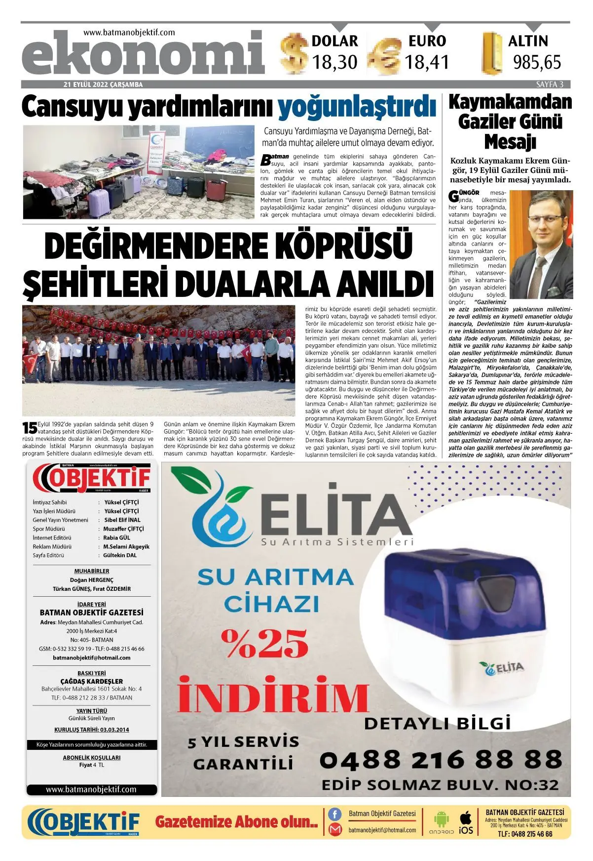 21.09.2022 tarihli sayı, 3. sayfa