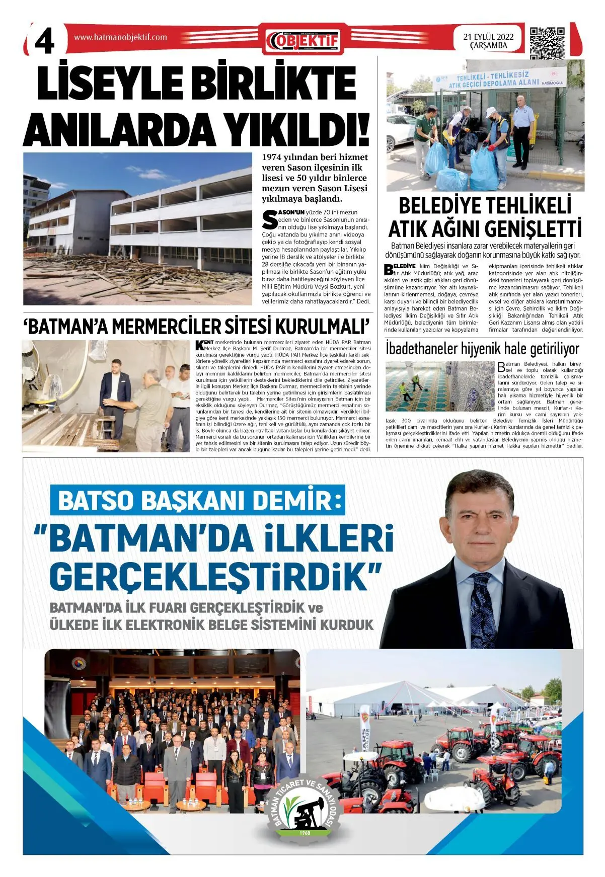 21.09.2022 tarihli sayı, 4. sayfa