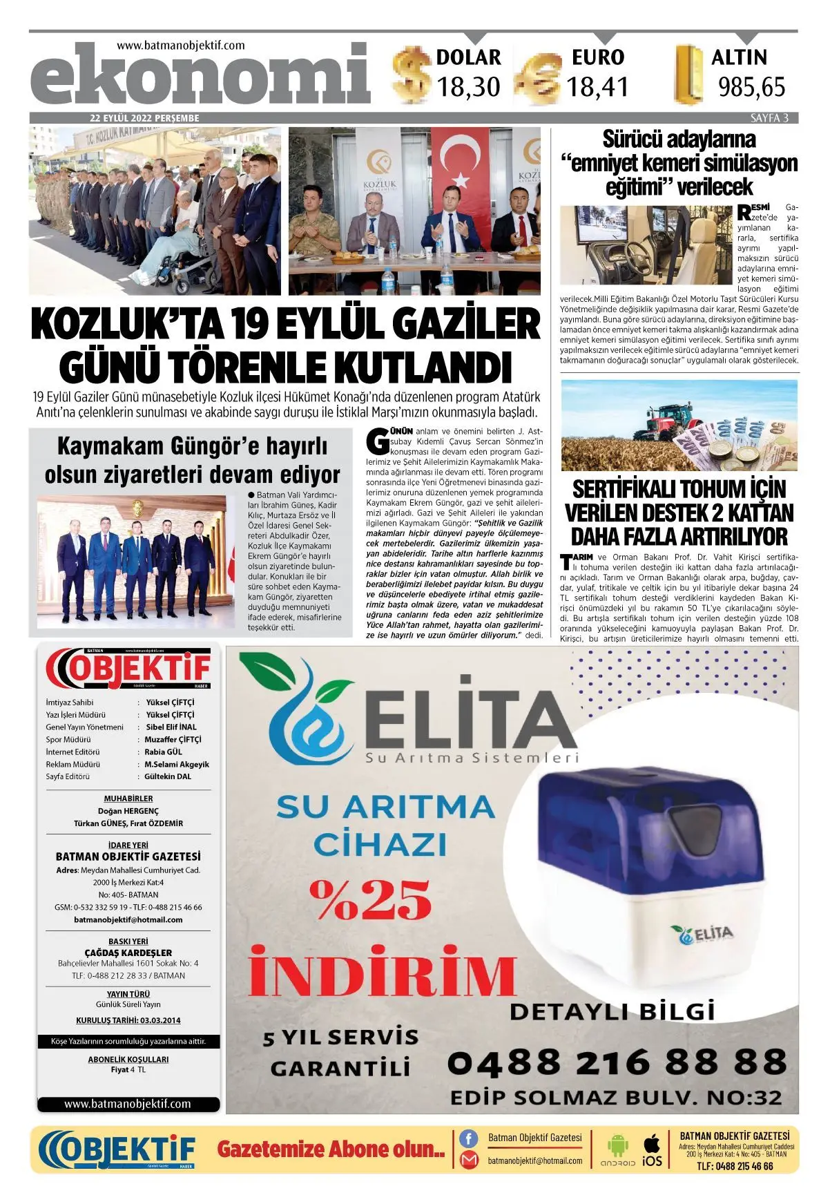 22.09.2022 tarihli sayı, 3. sayfa