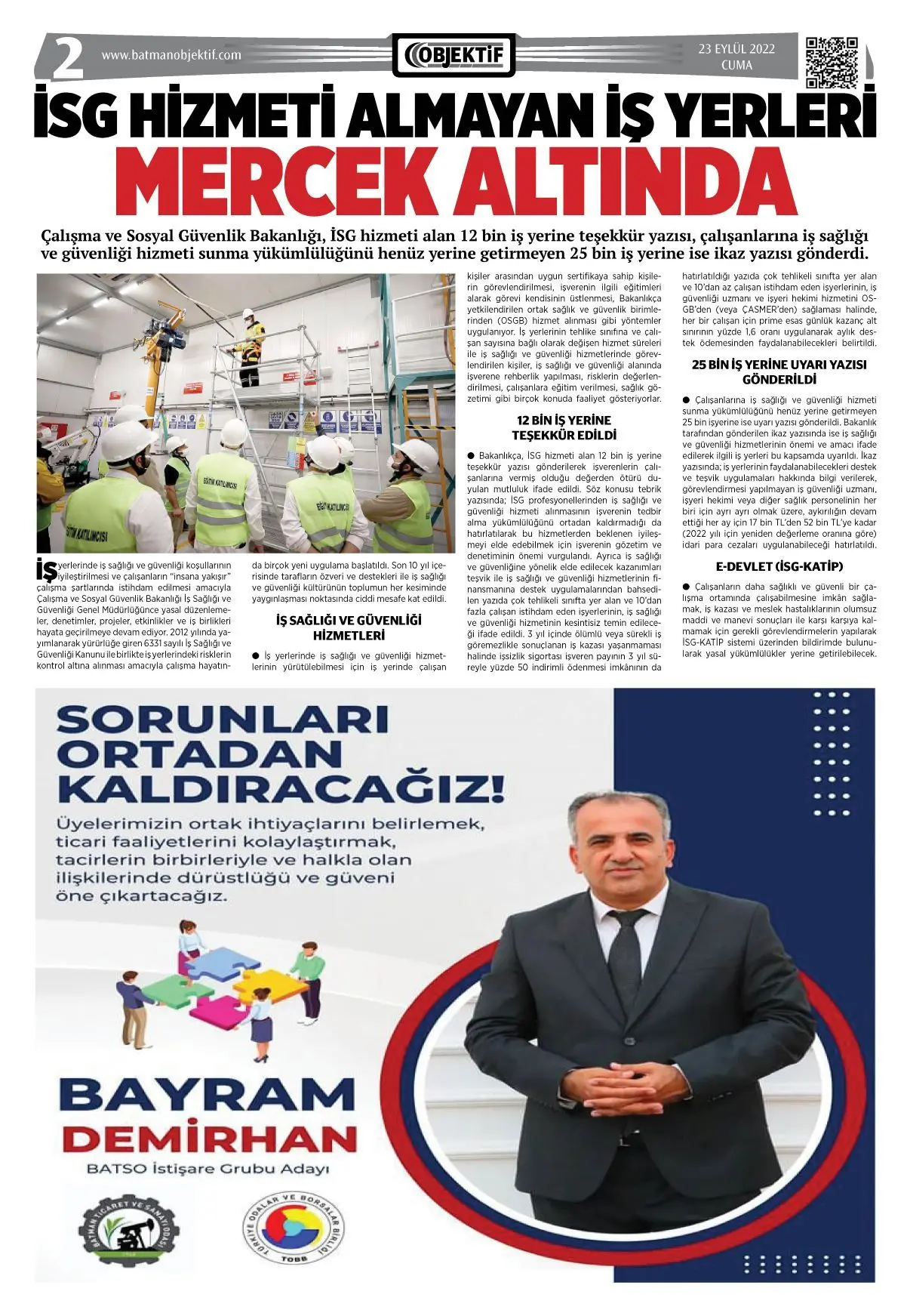23.09.2022 tarihli sayı, 2. sayfa