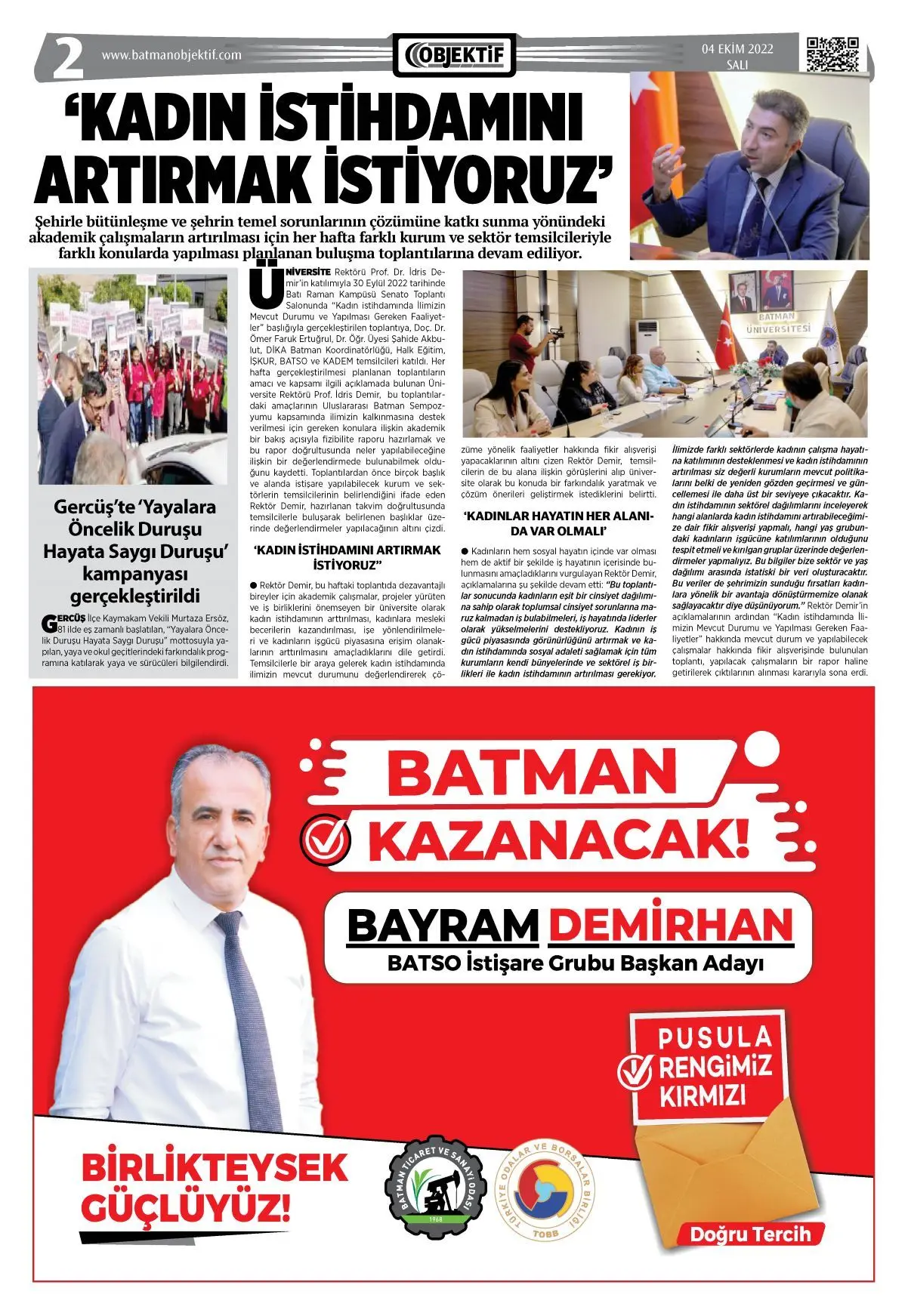 04.10.2022 tarihli sayı, 2. sayfa