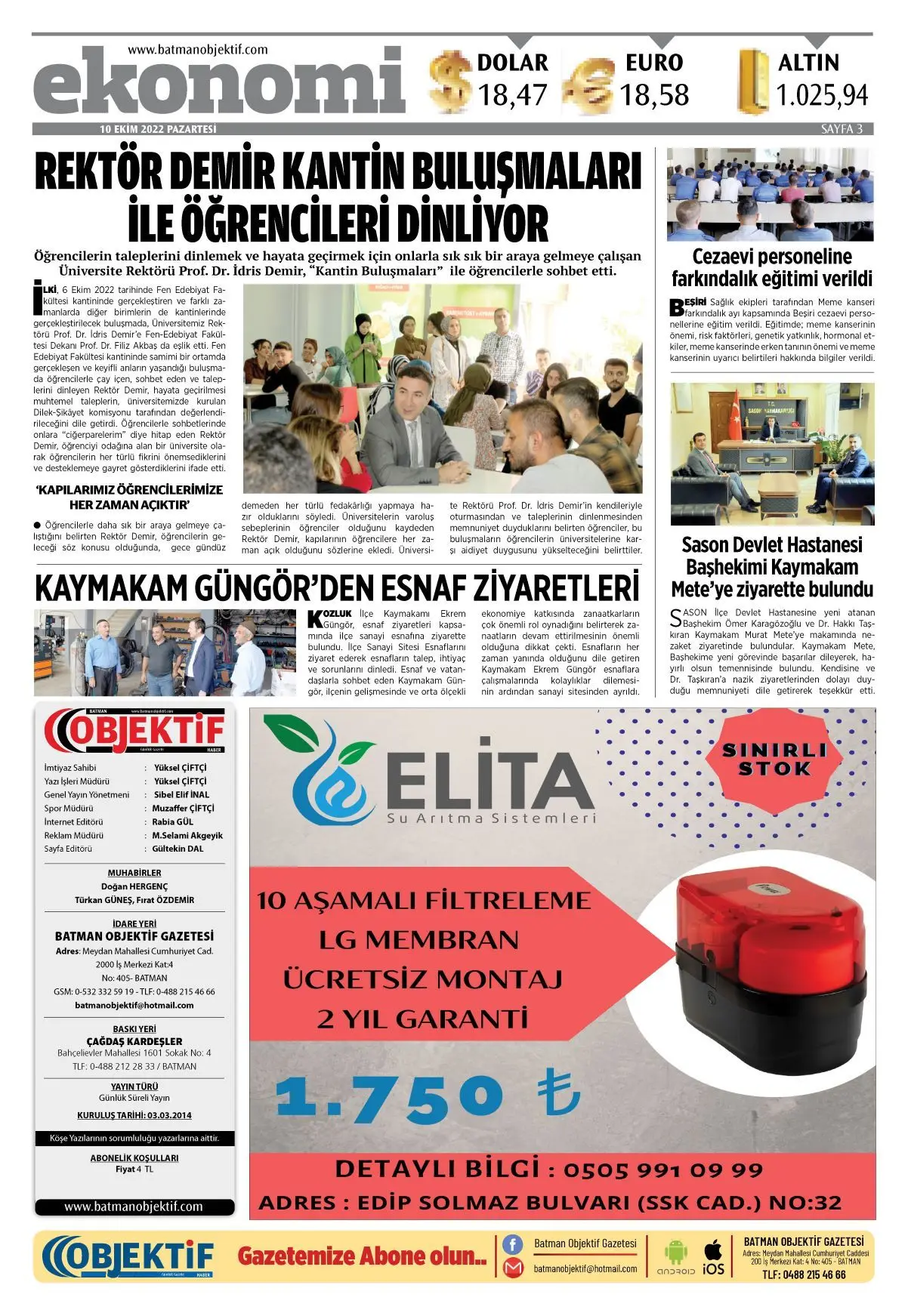 10.10.2022 tarihli sayı, 2. sayfa