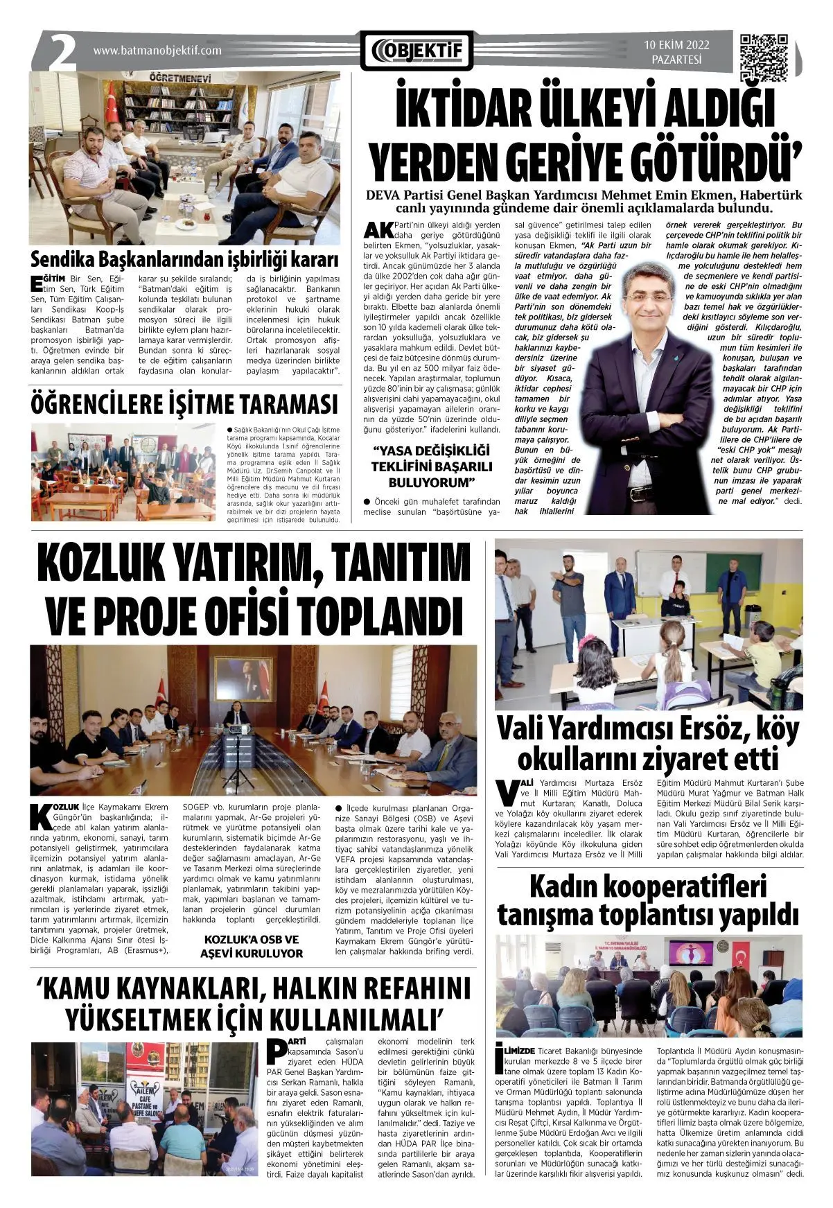10.10.2022 tarihli sayı, 4. sayfa