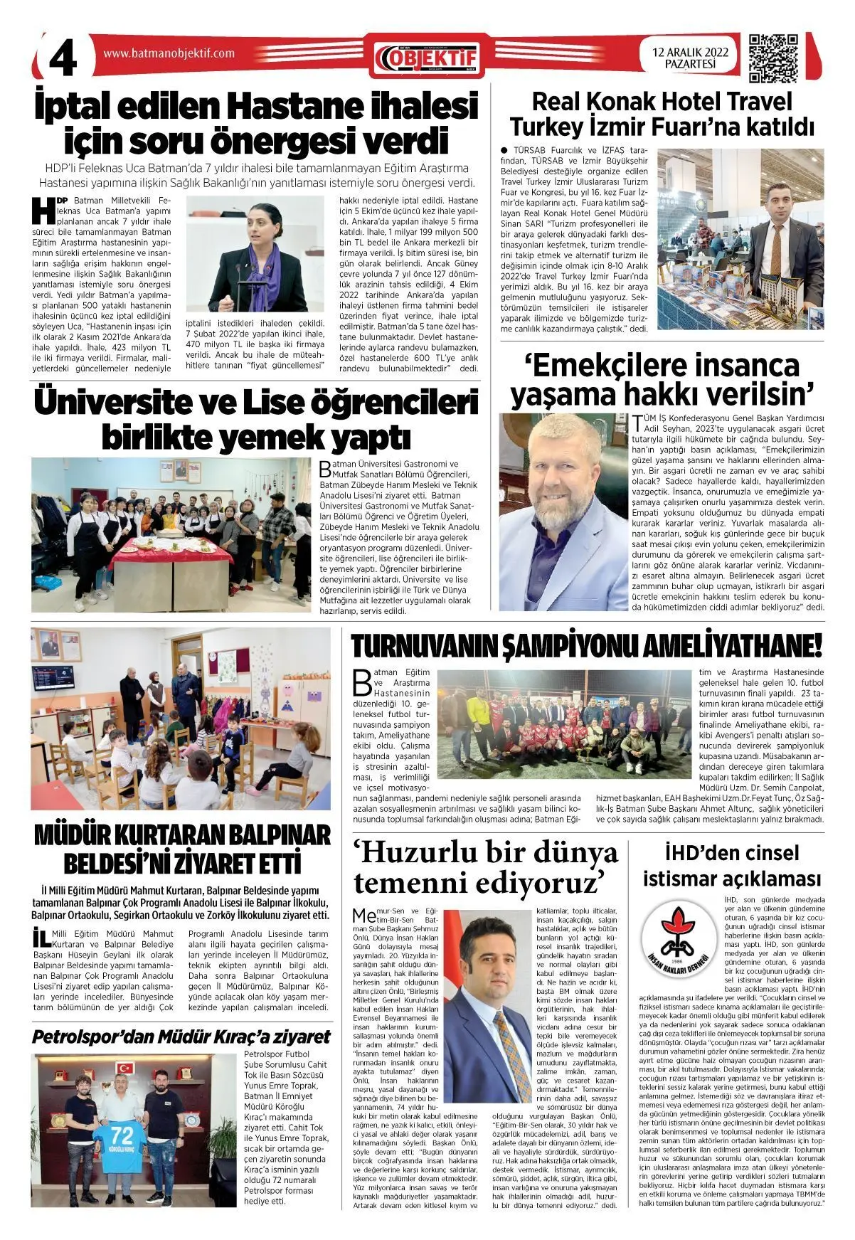 13.12.2022 tarihli sayı, 4. sayfa
