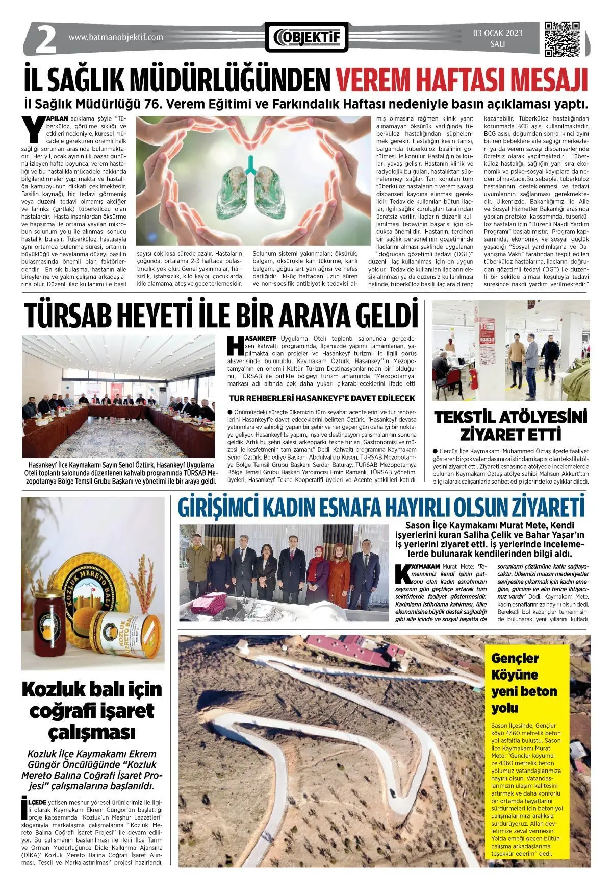 03.01.2023 tarihli sayı, 2. sayfa