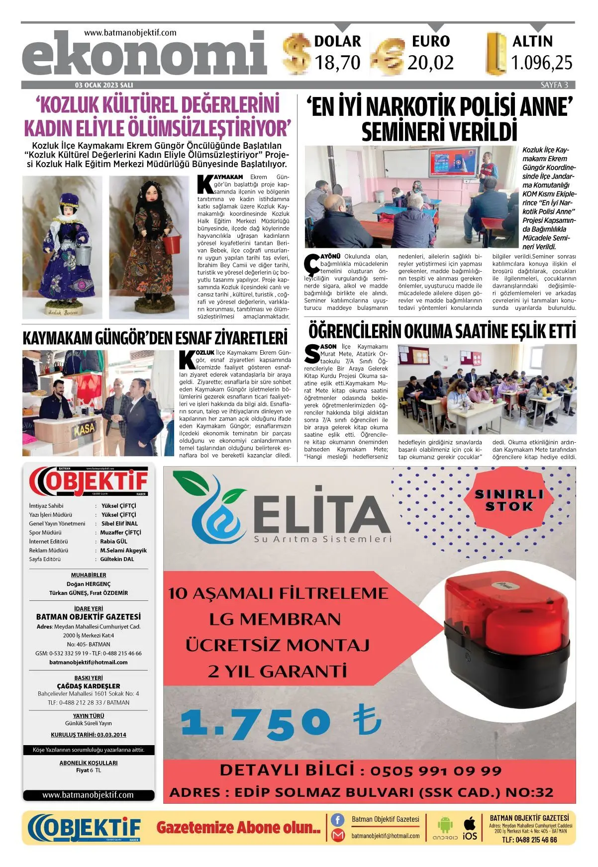 03.01.2023 tarihli sayı, 3. sayfa