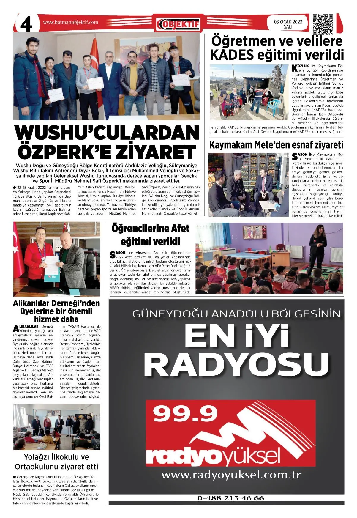 03.01.2023 tarihli sayı, 4. sayfa