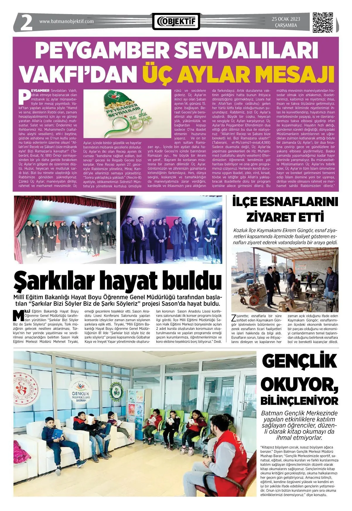 24.01.2023 tarihli sayı, 2. sayfa