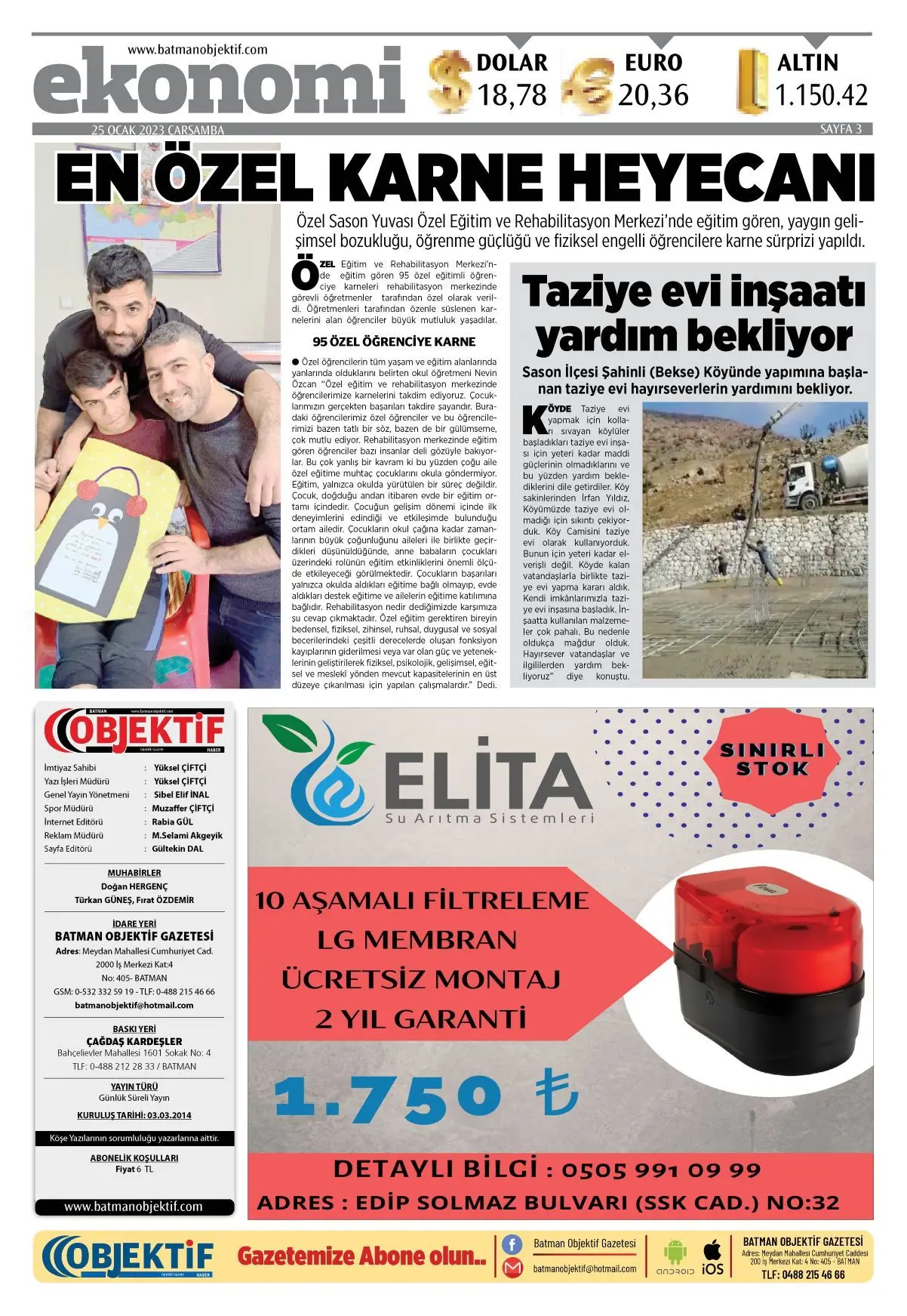 24.01.2023 tarihli sayı, 3. sayfa