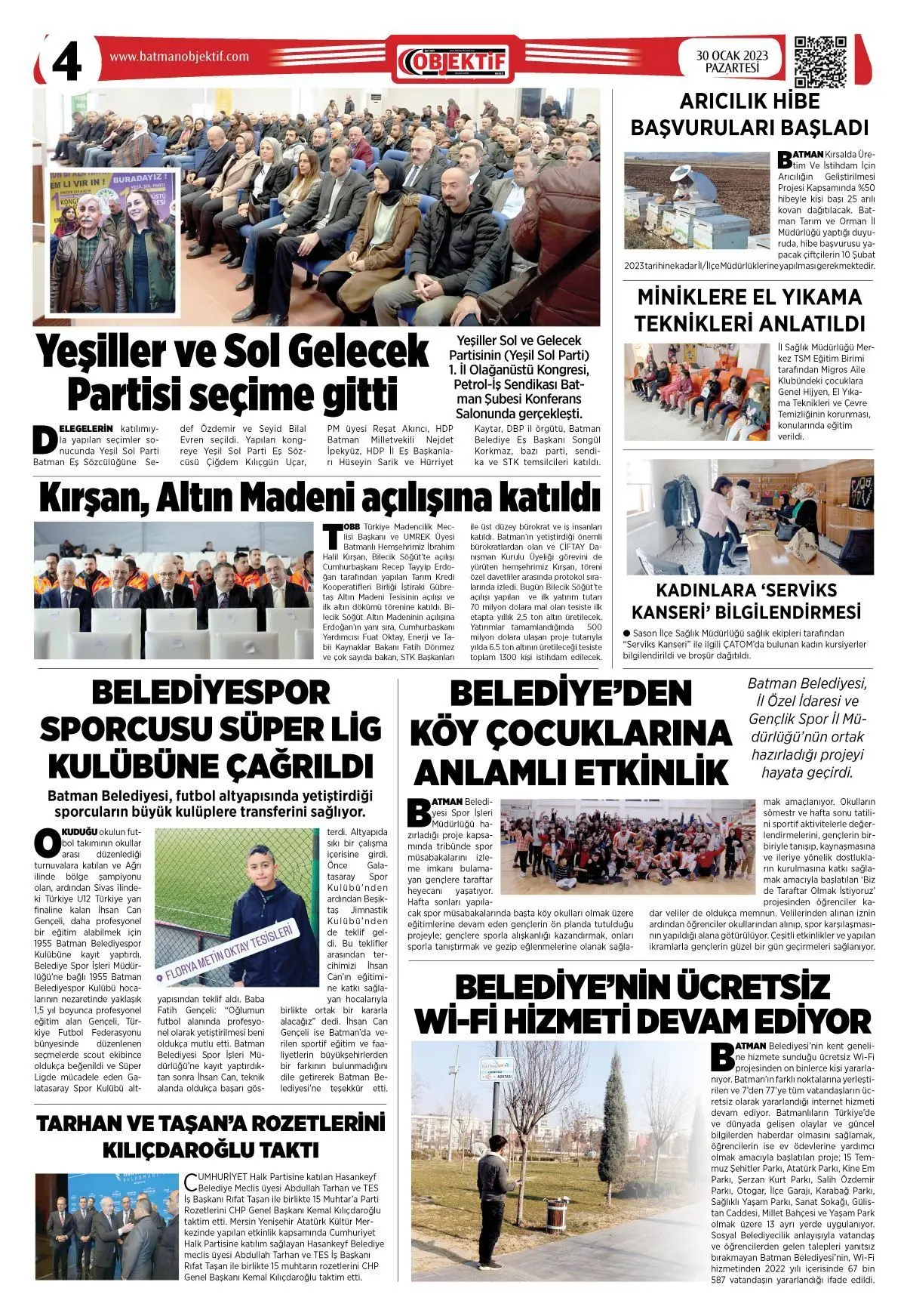29.01.2023 tarihli sayı, 4. sayfa