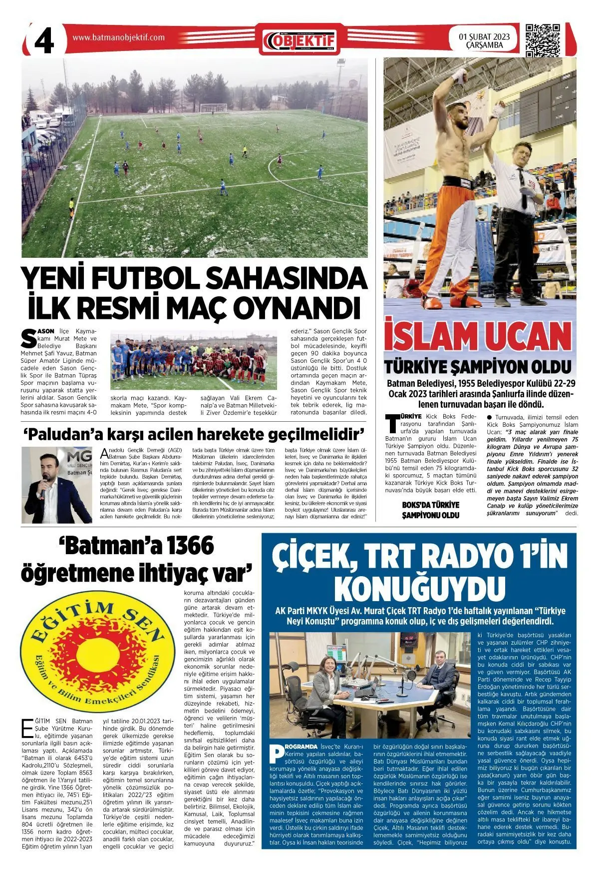 31.01.2023 tarihli sayı, 4. sayfa