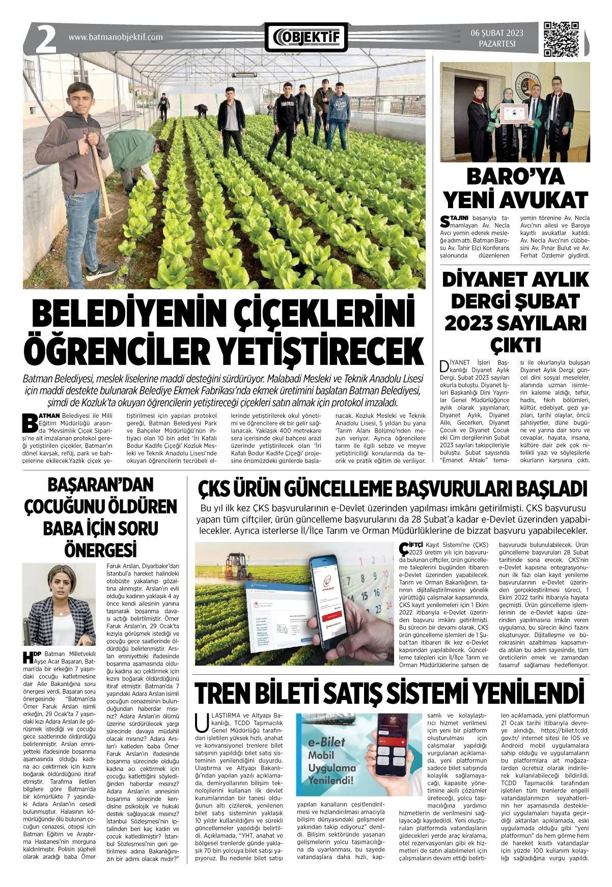 05.02.2023 tarihli sayı, 2. sayfa