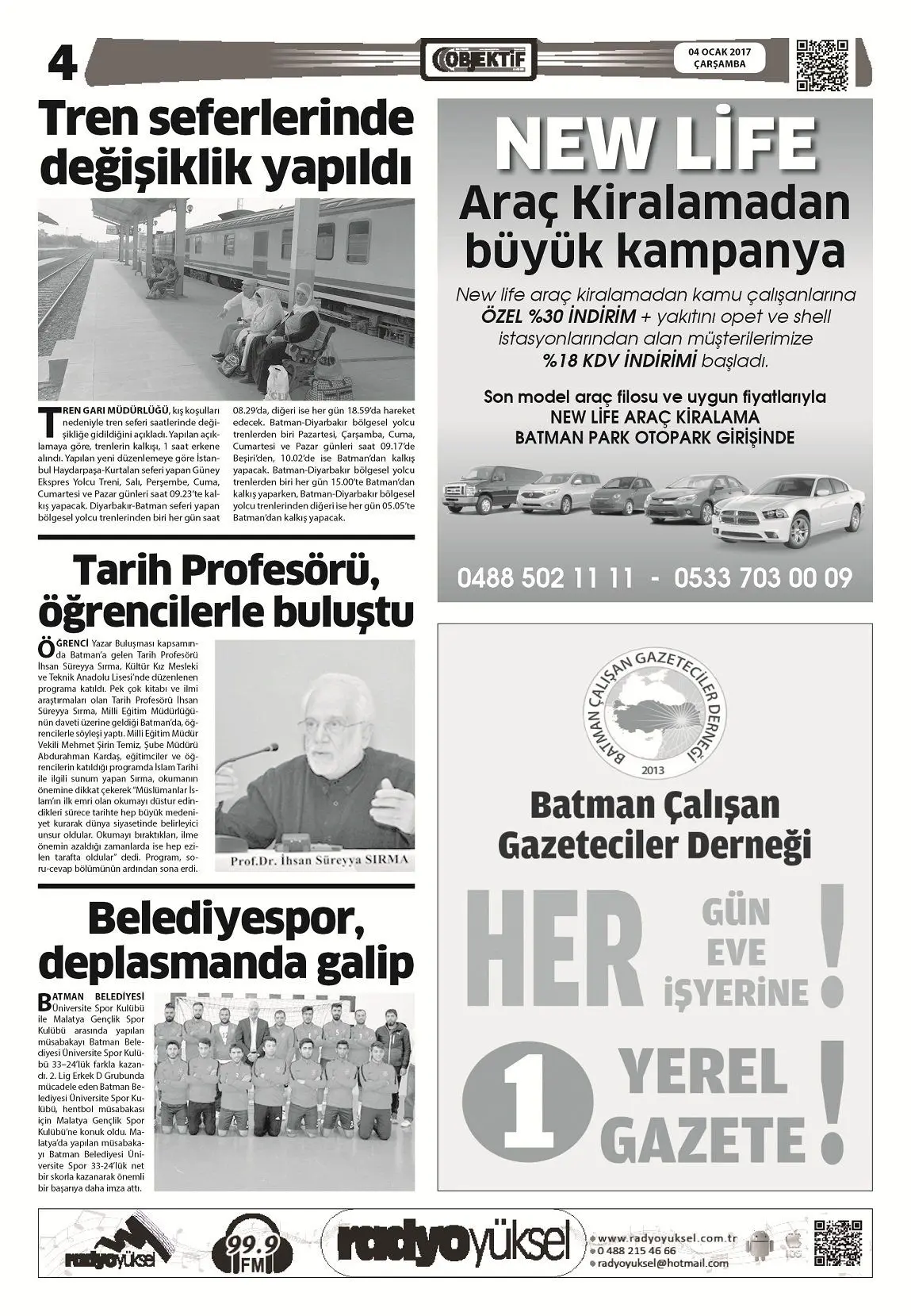 04.01.2017 tarihli sayı, 4. sayfa