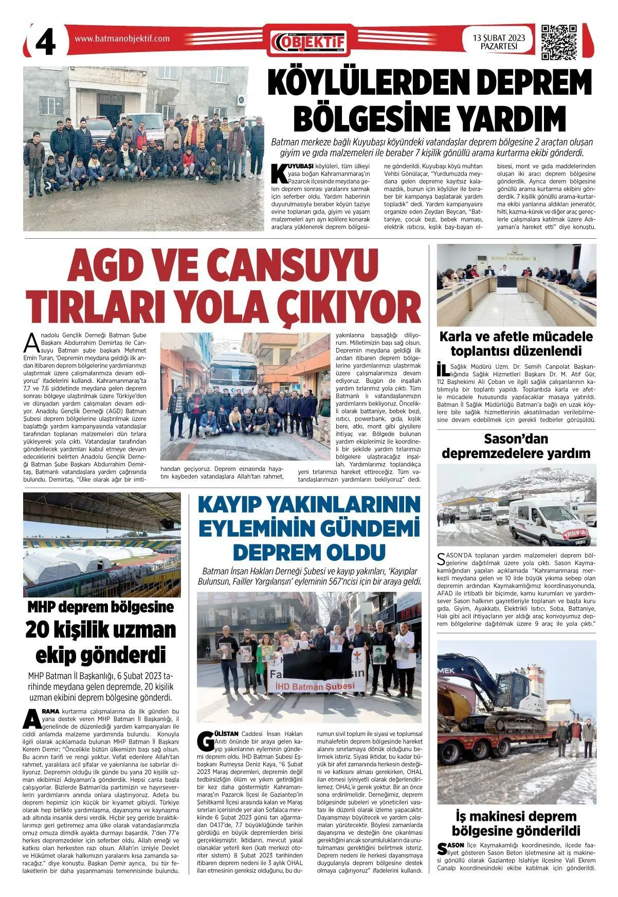 13.02.2023 tarihli sayı, 4. sayfa