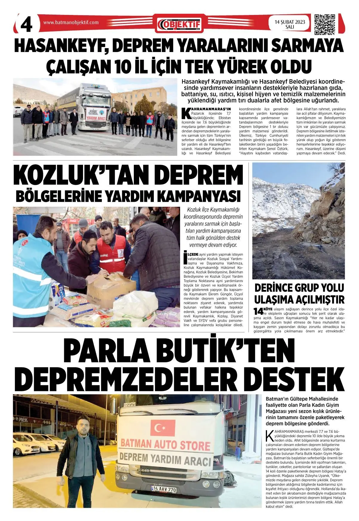 14.02.2023 tarihli sayı, 4. sayfa