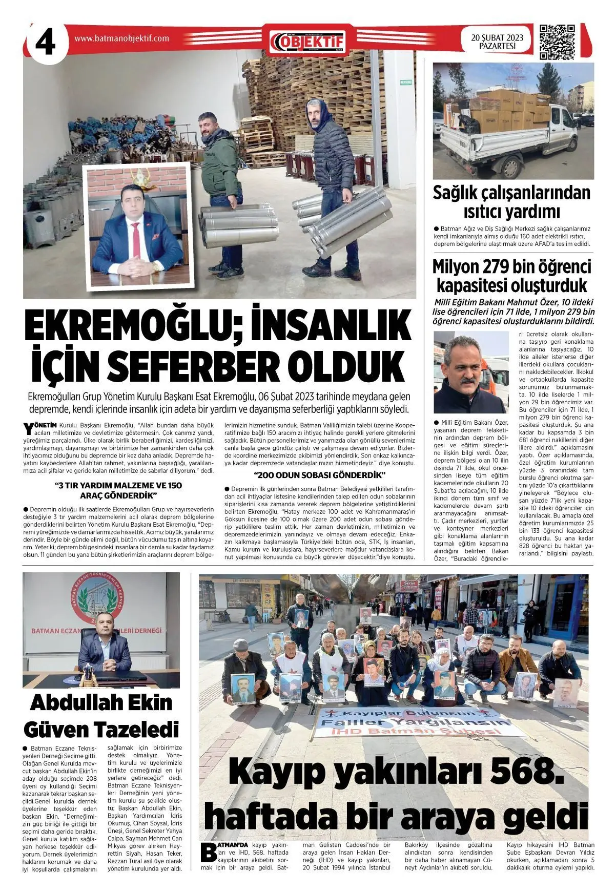 19.02.2023 tarihli sayı, 4. sayfa