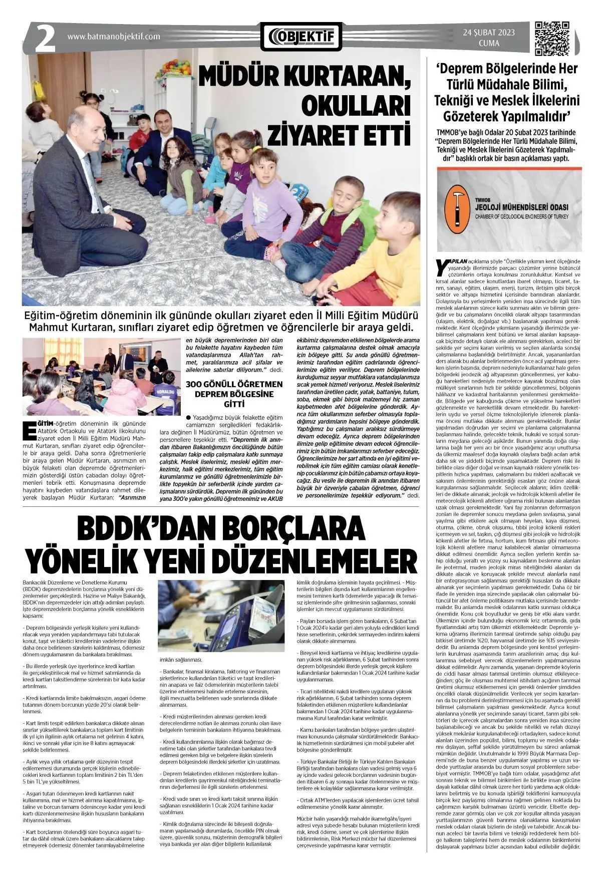 25.02.2023 tarihli sayı, 2. sayfa