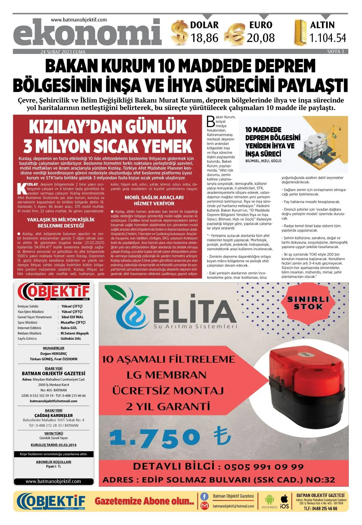 25.02.2023 tarihli sayı, 3. sayfa