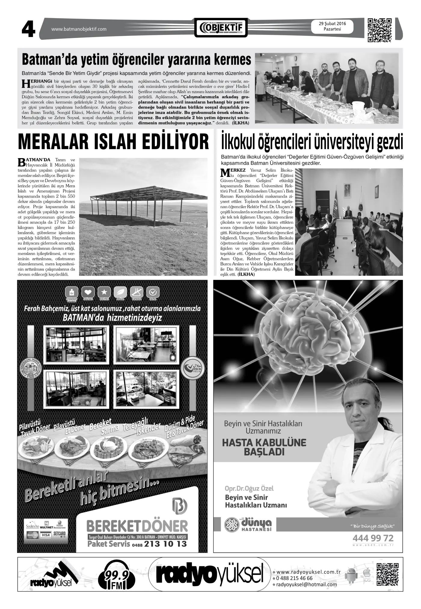 28.02.2016 tarihli sayı, 4. sayfa