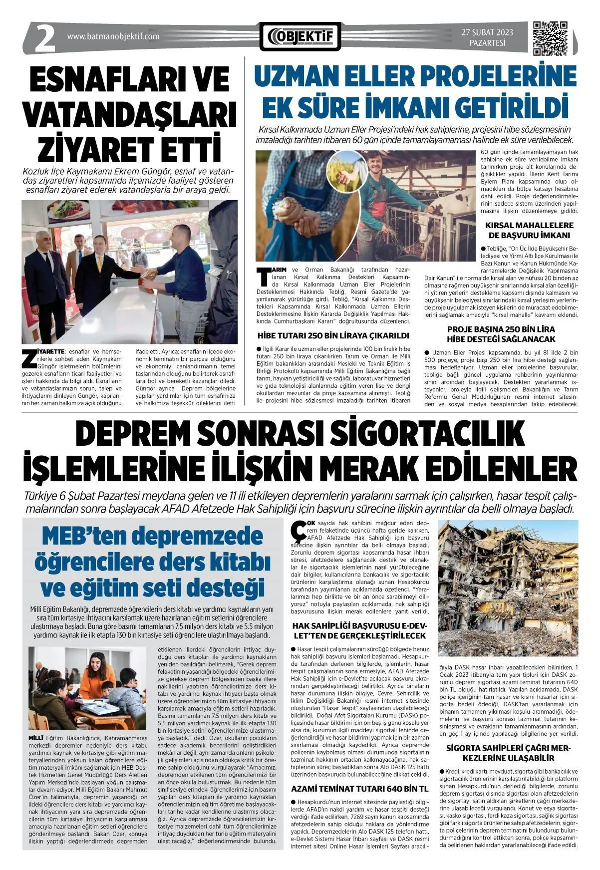 26.02.2023 tarihli sayı, 2. sayfa
