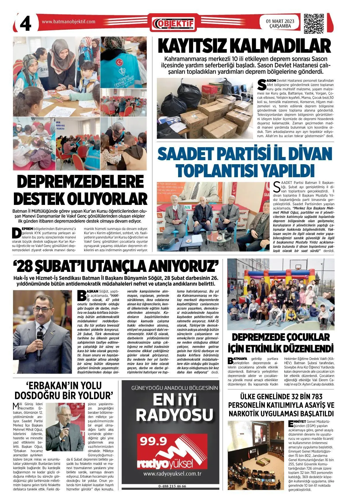 01.03.2023 tarihli sayı, 4. sayfa