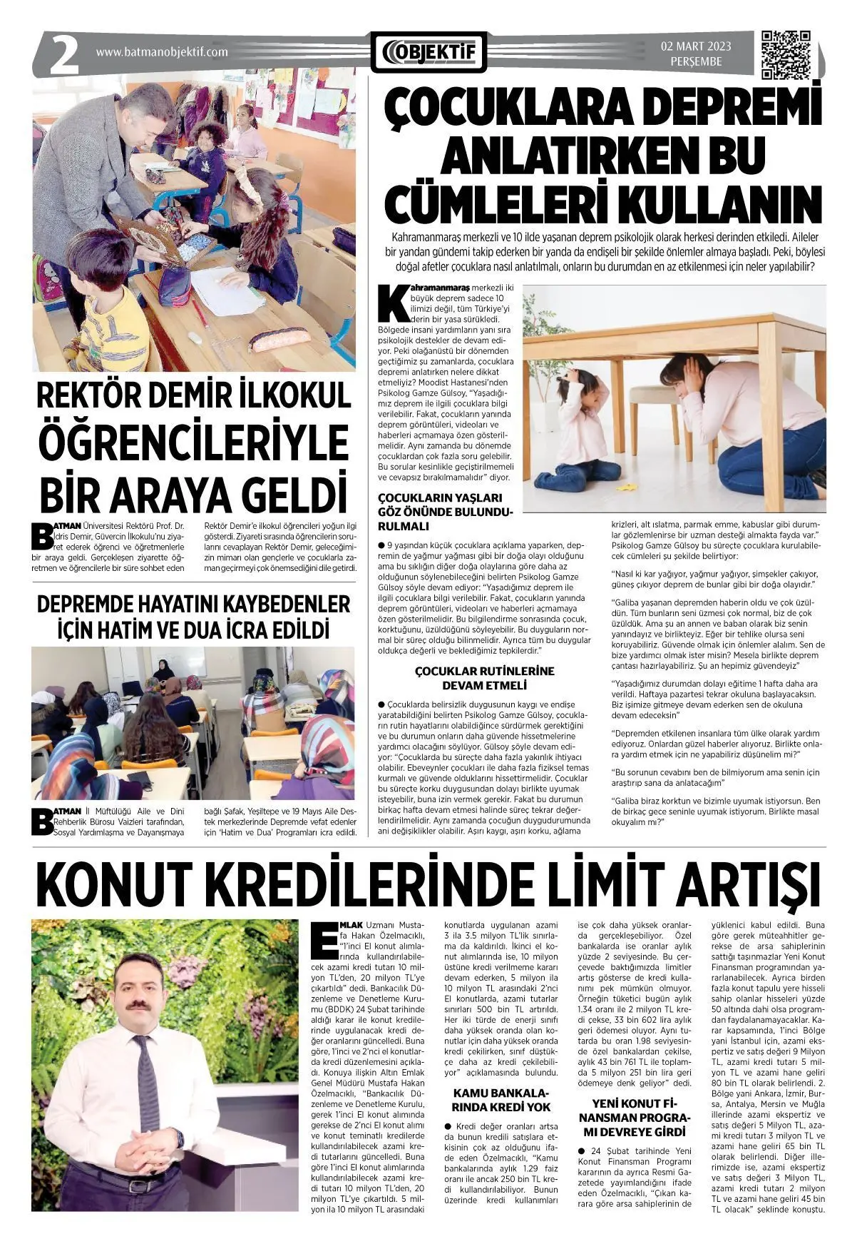 02.03.2023 tarihli sayı, 2. sayfa