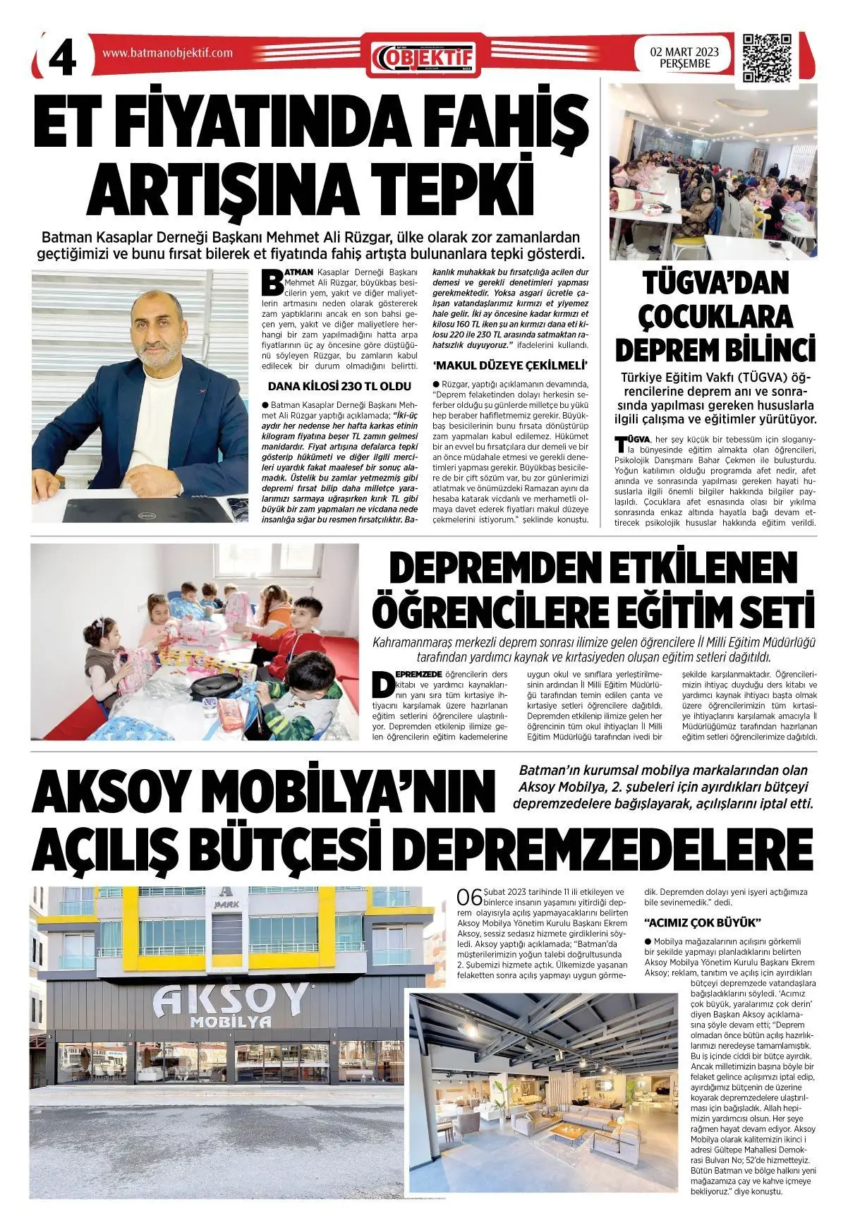 02.03.2023 tarihli sayı, 4. sayfa