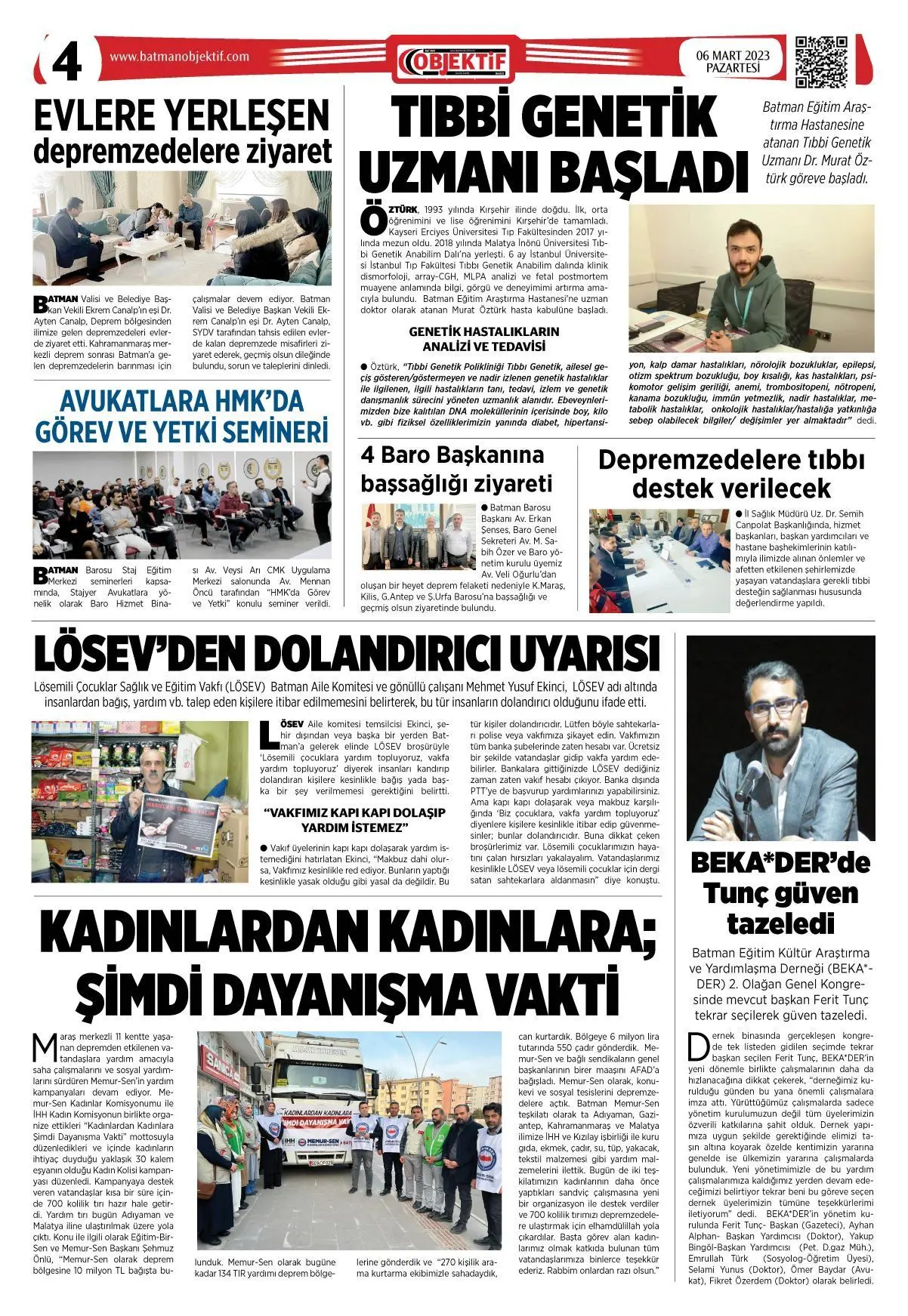 06.03.2023 tarihli sayı, 4. sayfa