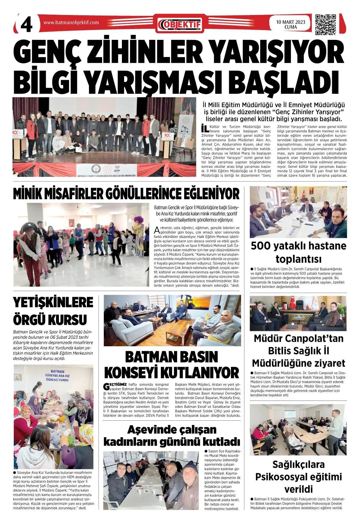 10.03.2023 tarihli sayı, 4. sayfa