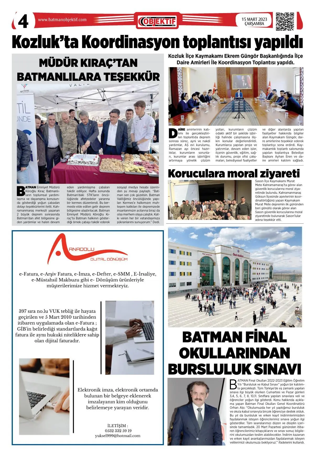 20.03.2023 tarihli sayı, 4. sayfa