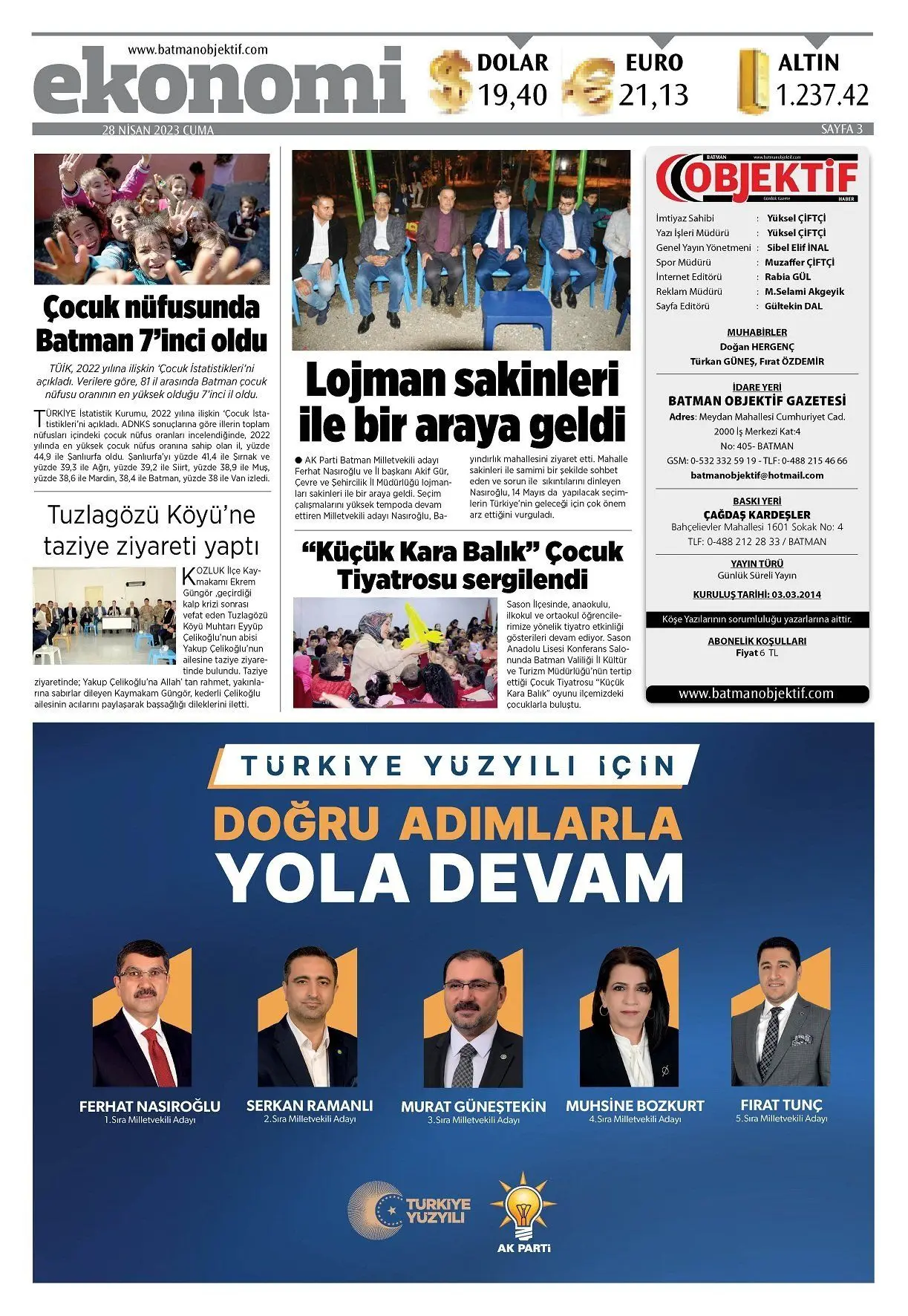 27.04.2023 tarihli sayı, 3. sayfa