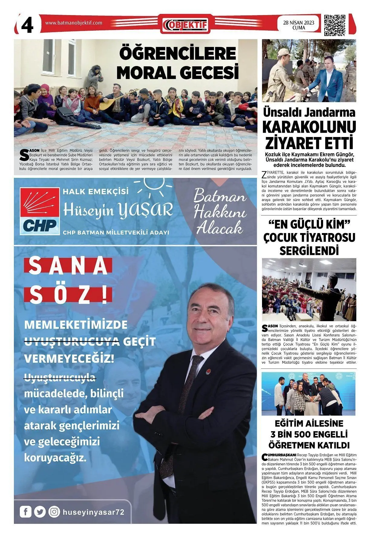 27.04.2023 tarihli sayı, 4. sayfa