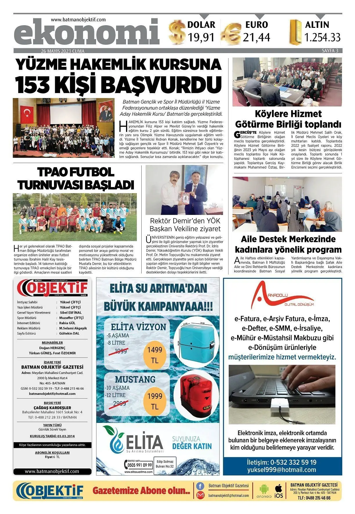26.05.2023 tarihli sayı, 3. sayfa