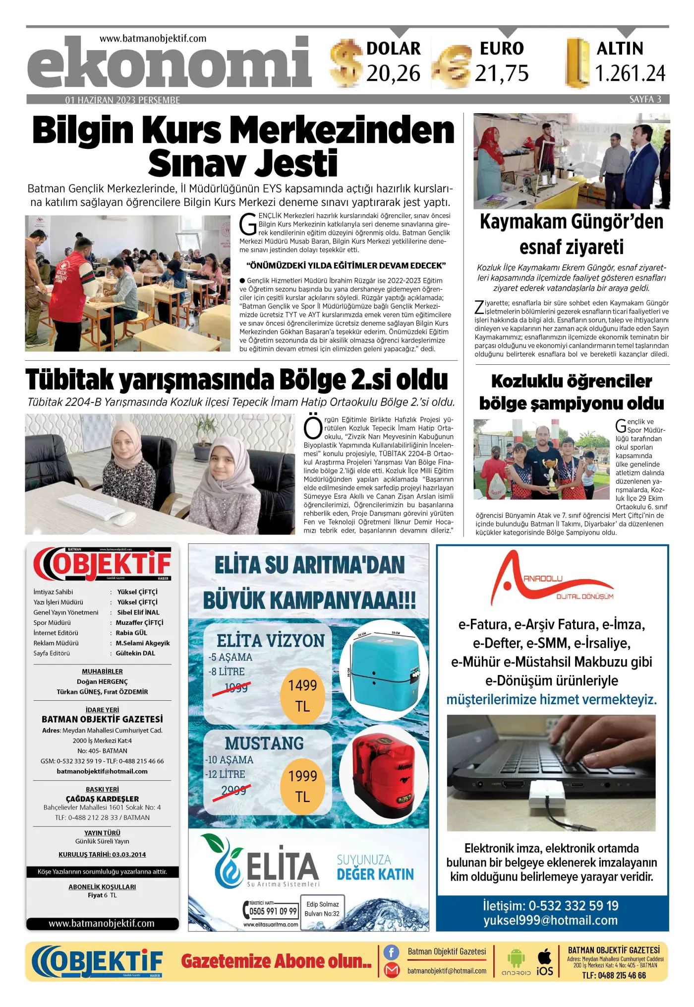 01.06.2023 tarihli sayı, 3. sayfa