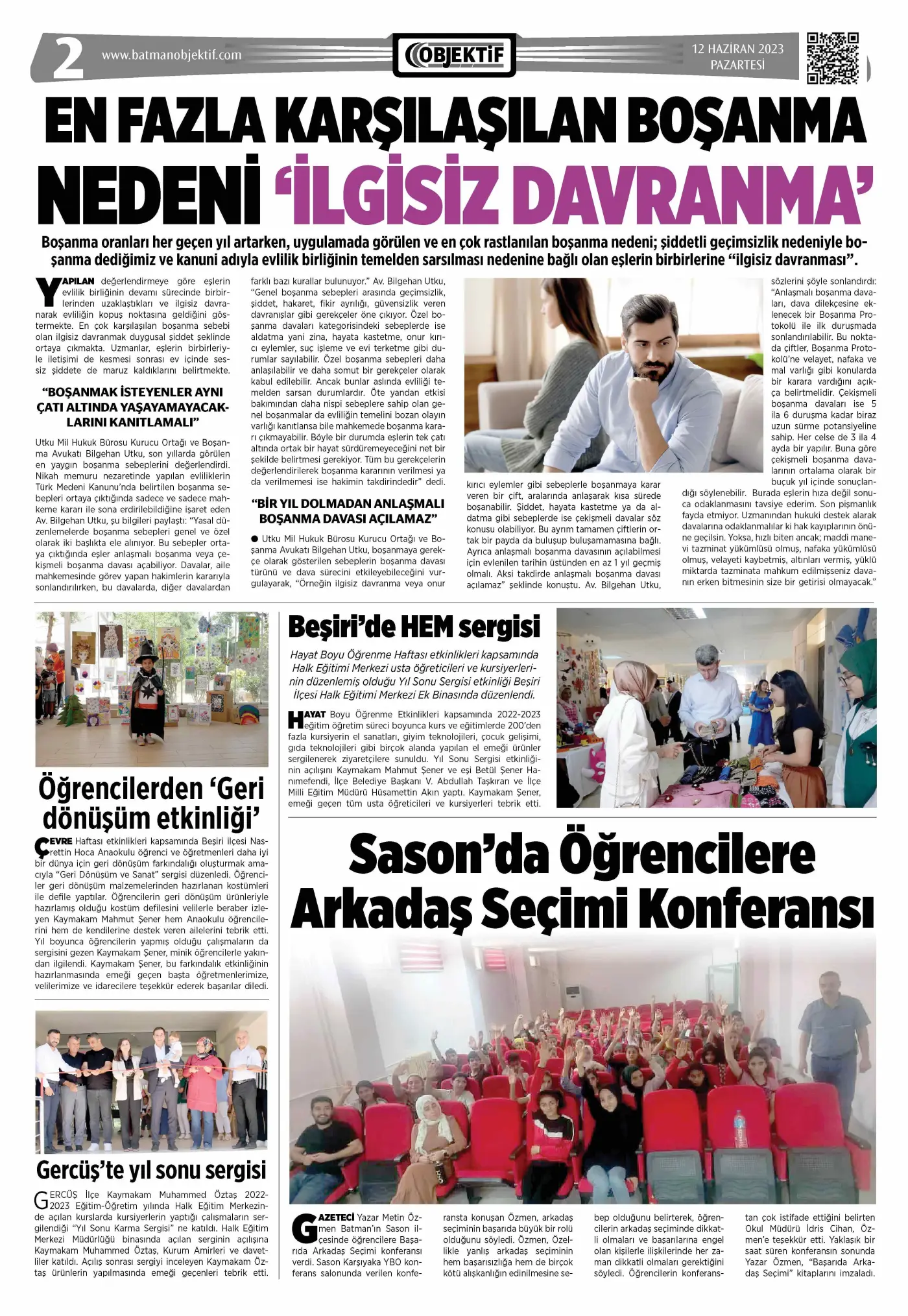 12.06.2023 tarihli sayı, 2. sayfa