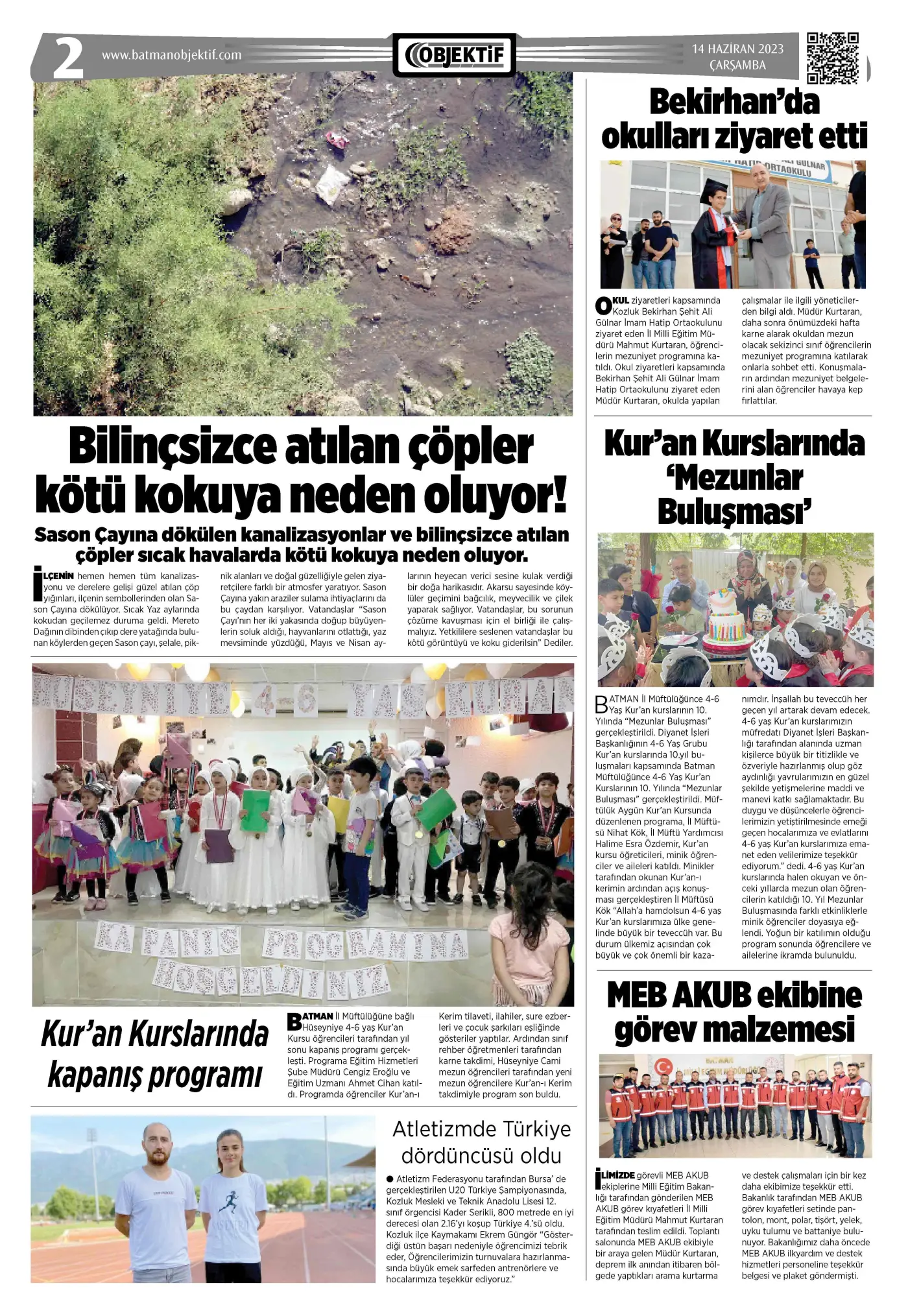 13.06.2023 tarihli sayı, 2. sayfa