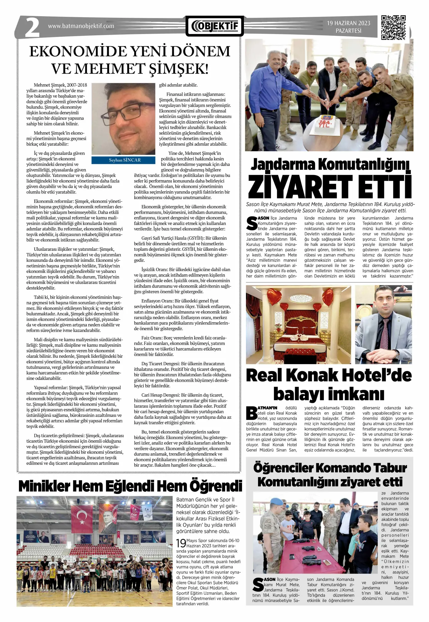 18.06.2023 tarihli sayı, 2. sayfa