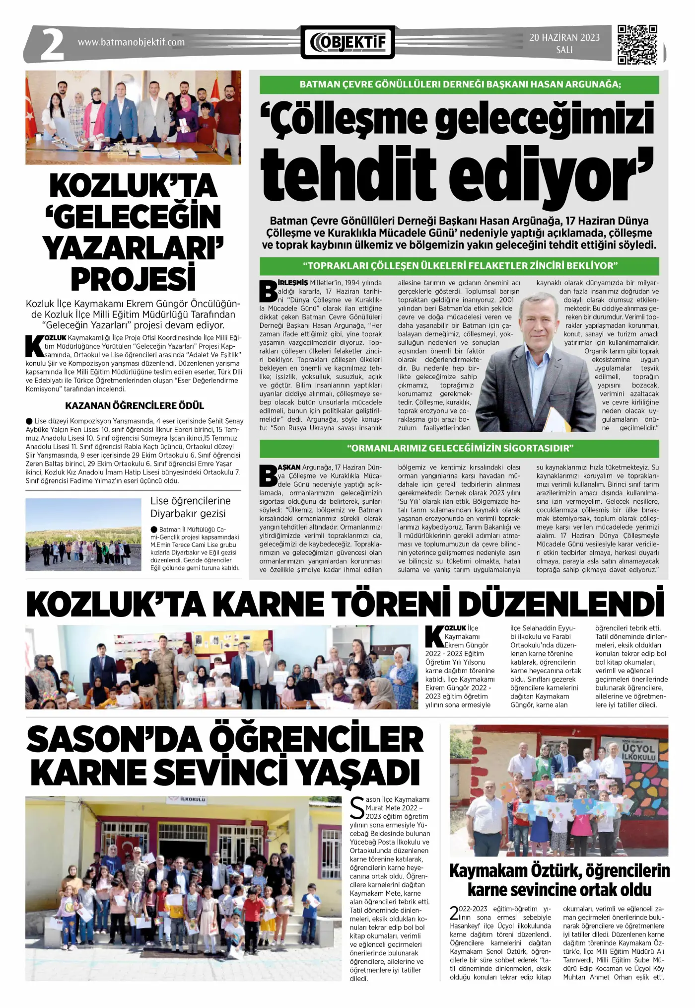 19.06.2023 tarihli sayı, 2. sayfa