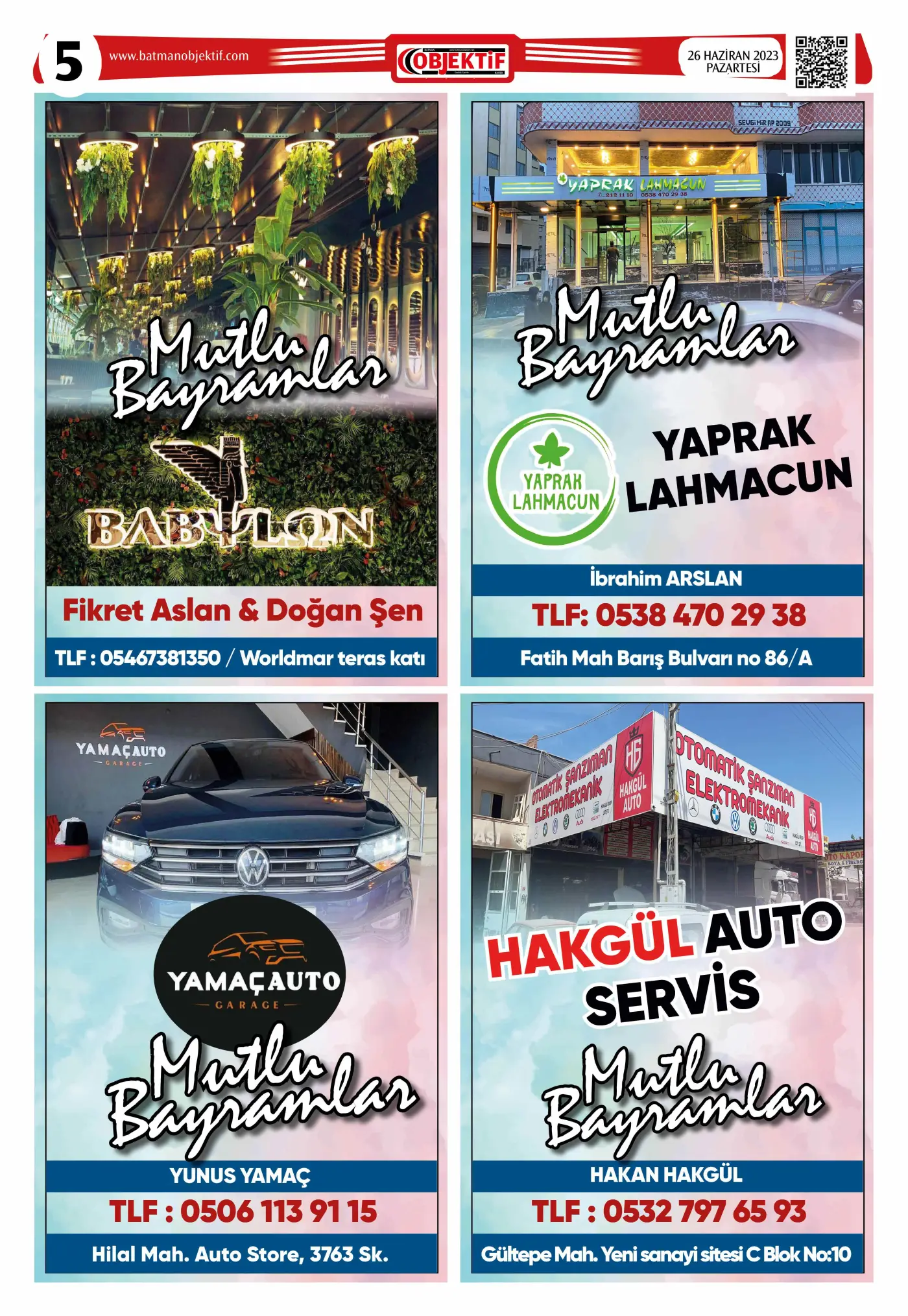 26.06.2023 tarihli sayı, 4. sayfa