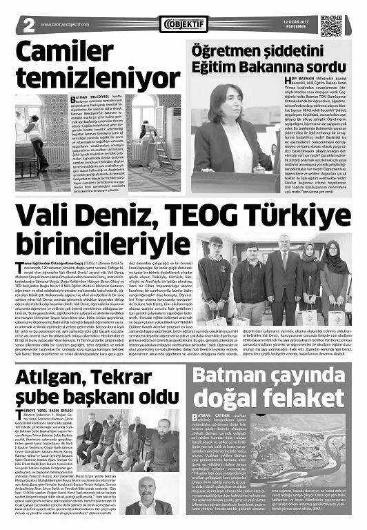 11.01.2017 tarihli sayı, 2. sayfa
