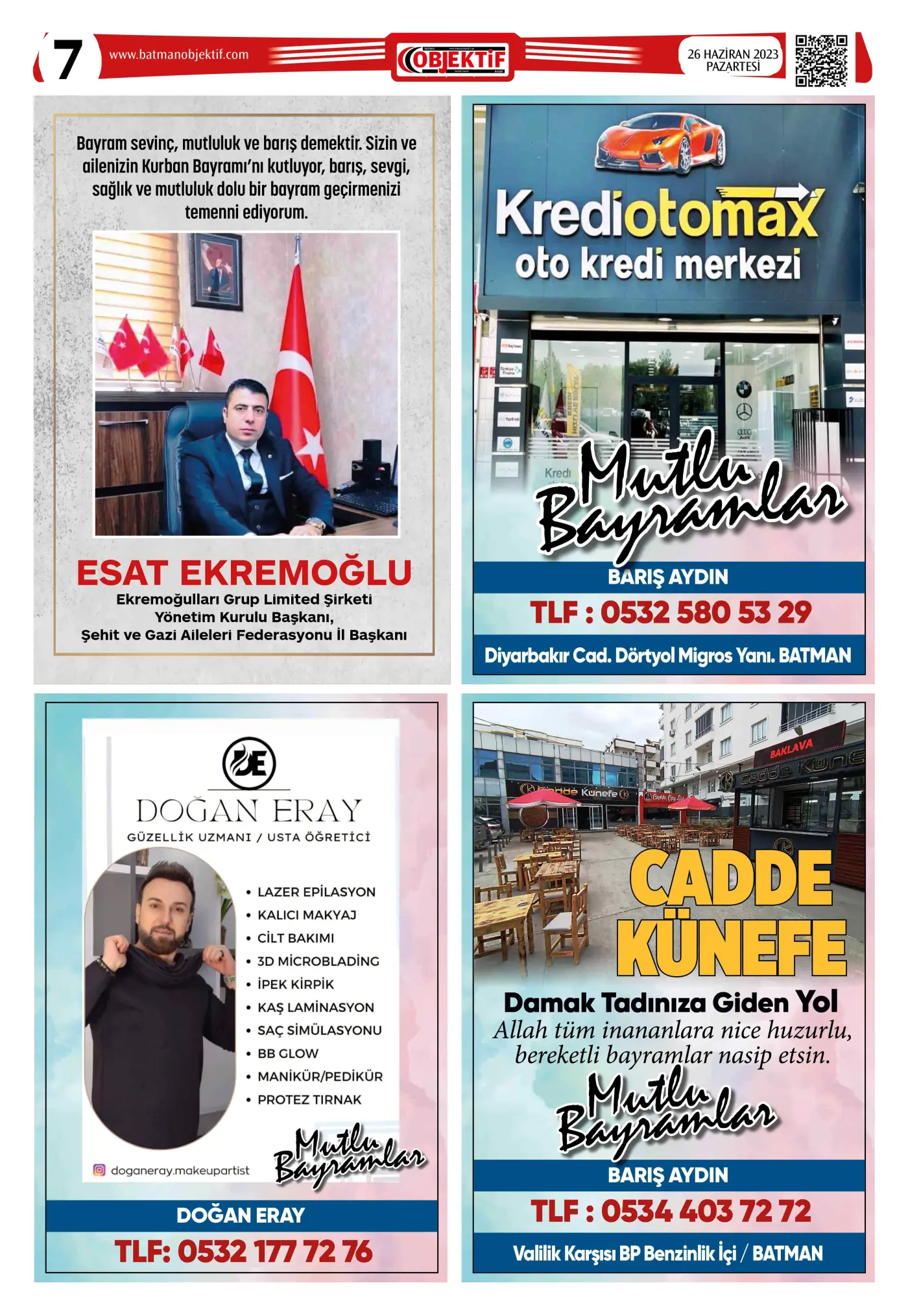 26.06.2023 tarihli sayı, 6. sayfa